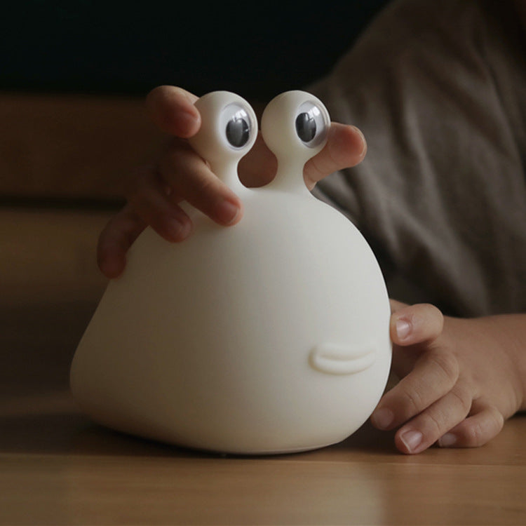 Slug Night Light USB Charging Pat Induction Night Light Children's Fun Silicone Bedside Timing With Sleeping Light