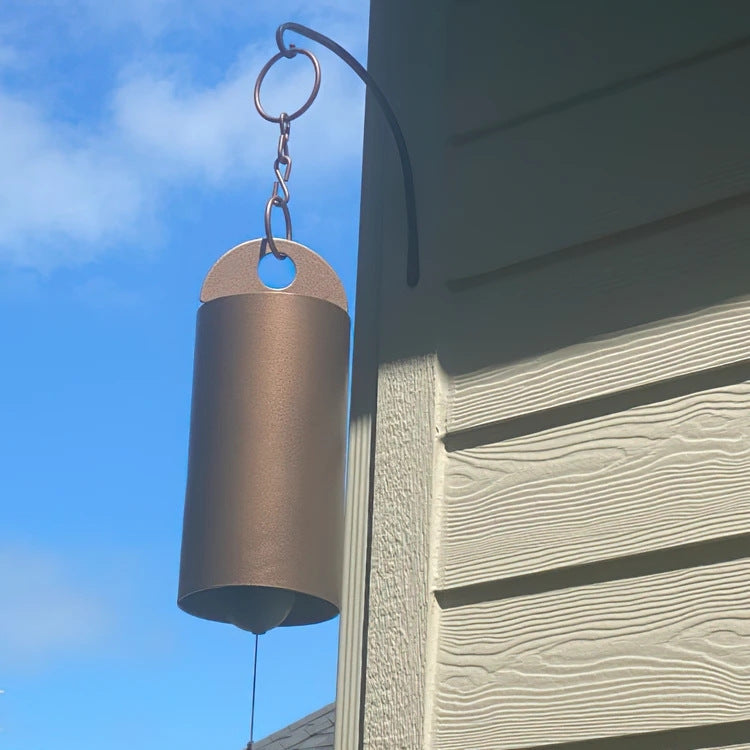 Tranquil Bell Wind Chimes Family Outdoor Garden Courtyard Decoration 30x5cm Brown Wind Chimes