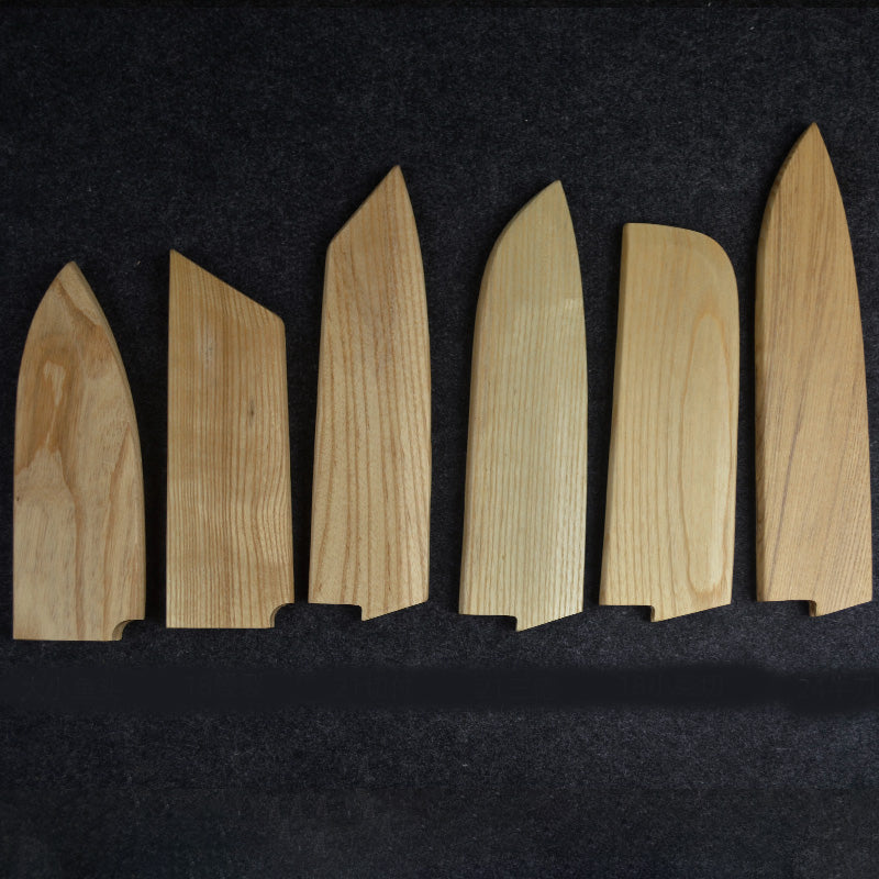 Solid Wood Magnetic Sheath Blade Guard Knife Cover