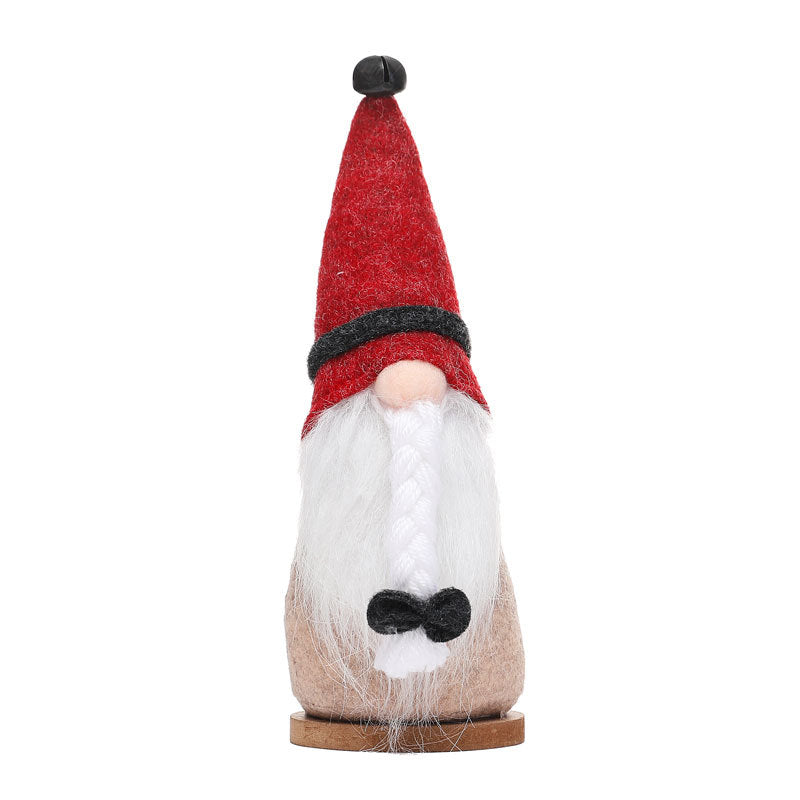 New pirate Rudolph decorative doll ornaments faceless doll doll bell horn dwarf Viking
