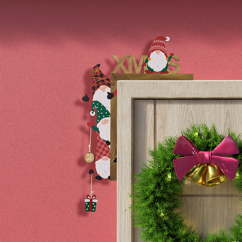 Christmas goods creative Christmas door frame pendant home atmosphere decoration door frame decoration