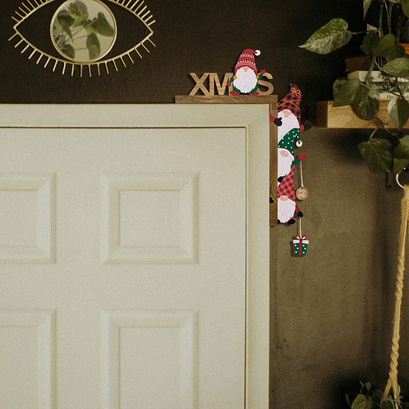 Christmas goods creative Christmas door frame pendant home atmosphere decoration door frame decoration