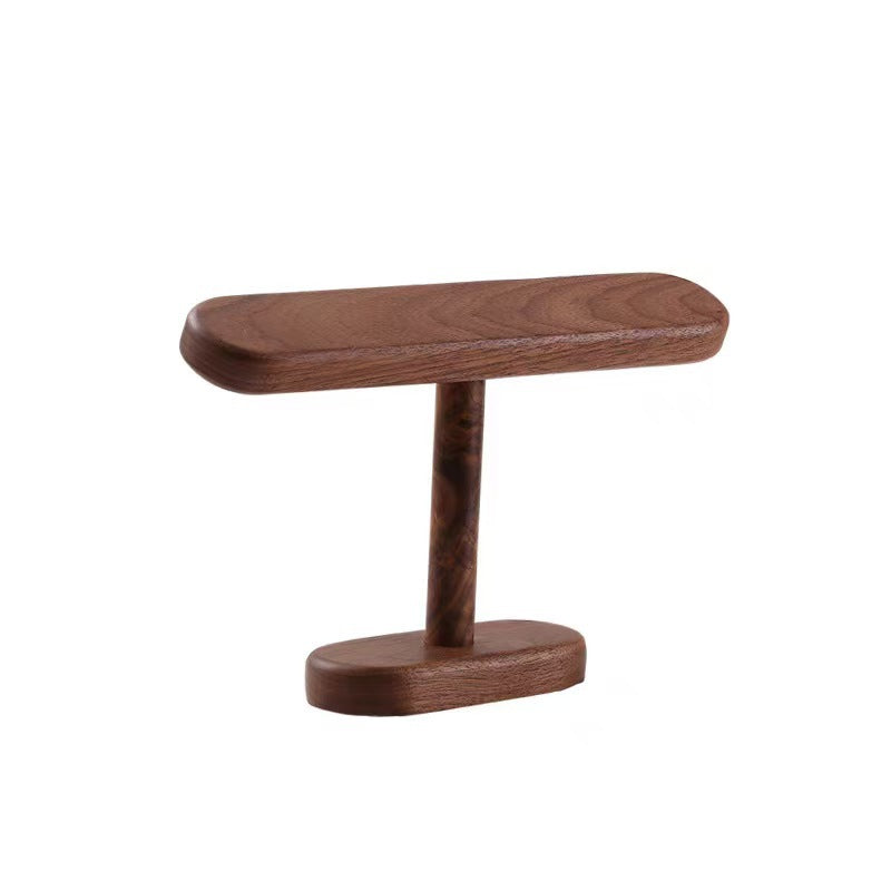 High-end Wooden Walnut Jewelry Display Rack for Watches, Bracelets, Necklaces and Accessories Storage