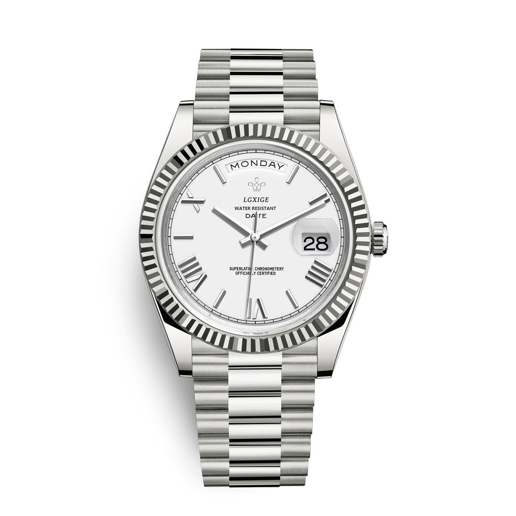 Fashion Style + Brand + Classic Sunday Calendar Watch + Men's Quartz Watch + Waterproof Wristwatch