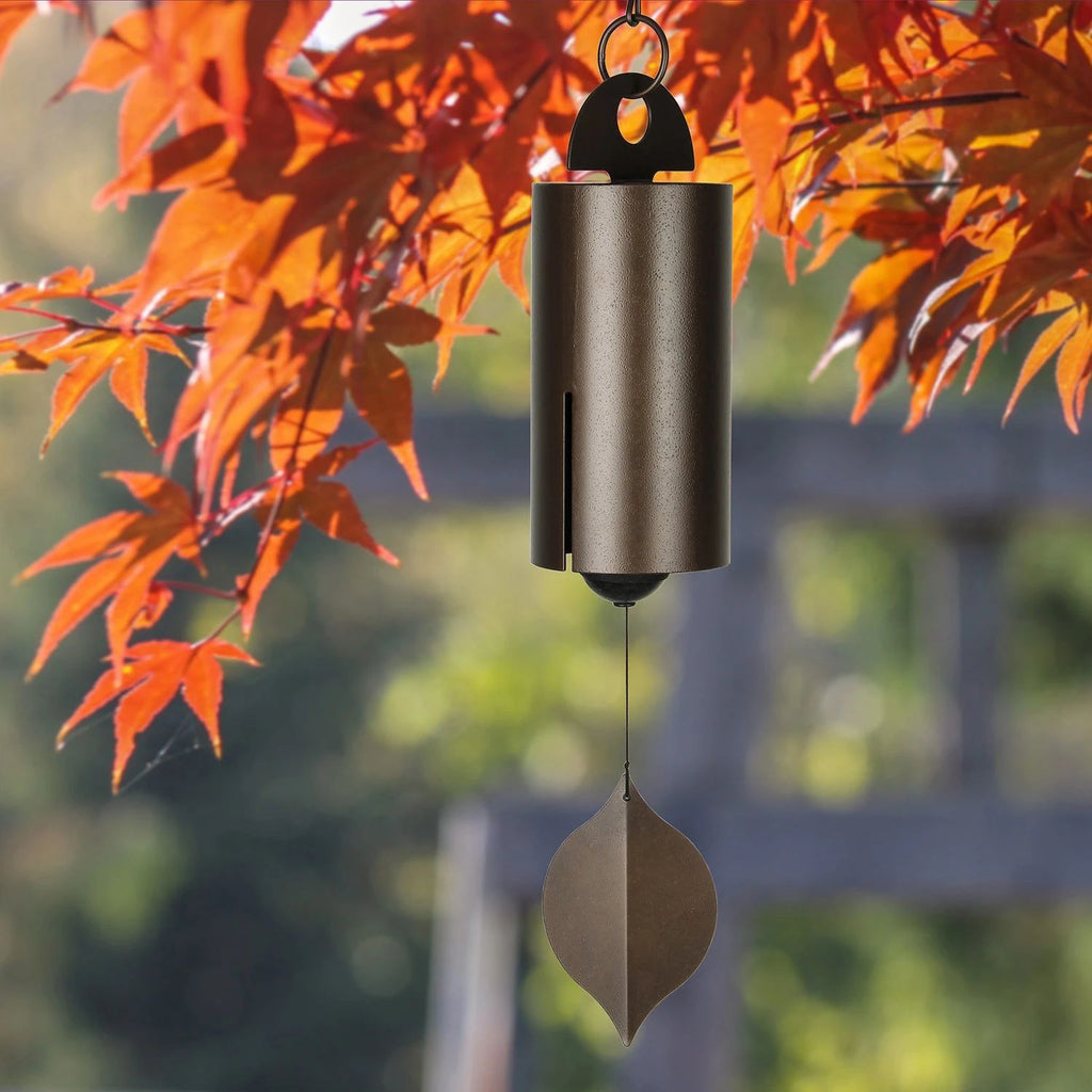 Tranquil Bell Wind Chimes Family Outdoor Garden Courtyard Decoration 30x5cm Brown Wind Chimes
