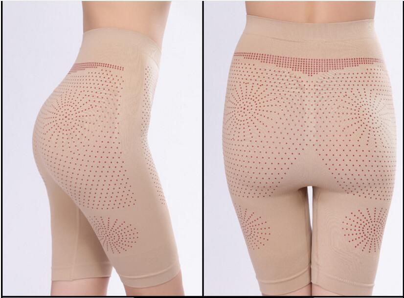 Far Infrared Magnetic Therapy Slimming Pants Seamless Trigonometric Drawing Abdomen Pants Body Shaper