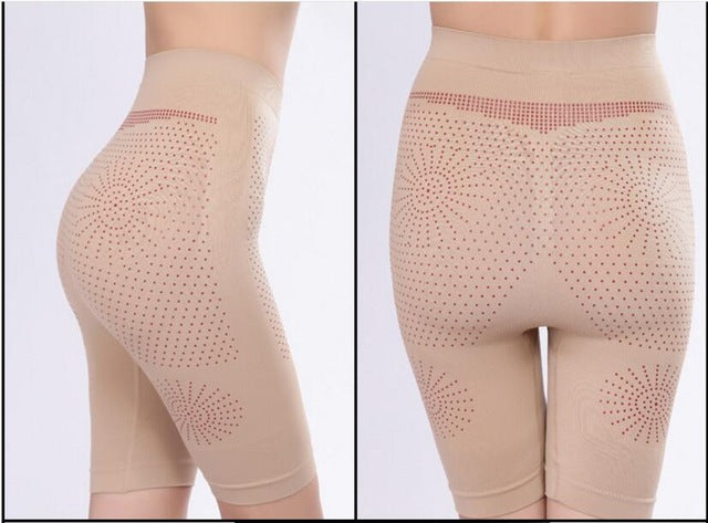 Far Infrared Magnetic Therapy Slimming Pants Seamless Trigonometric Drawing Abdomen Pants Body Shaper