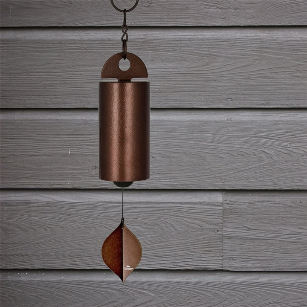 Tranquil Bell Wind Chimes Family Outdoor Garden Courtyard Decoration 30x5cm Brown Wind Chimes