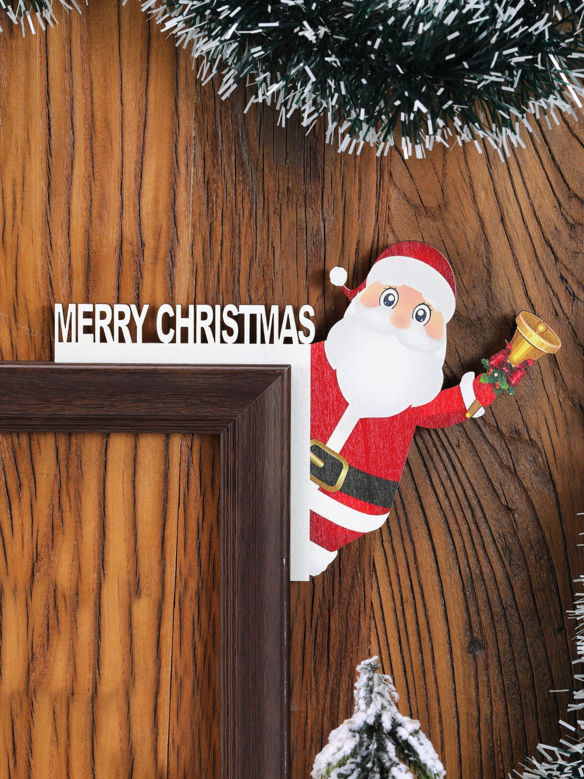 Christmas door frame decoration Christmas door corner door frame decoration