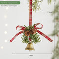 Christmas Reindeer Antler Bell Ornament Decorative Hanging Accessory Door Hanger Window Scene Decoration Christmas Tree Ornament