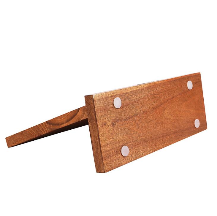 wood Magnetic Knife Holder with Powerful Magnet Large durable Acacia Wood Knife Block without Knives