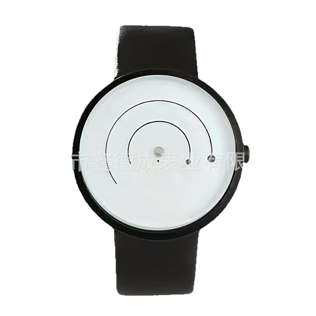 New concept pointerless watch with mesh dial, trendy and fashionable steel strap watch for young people.