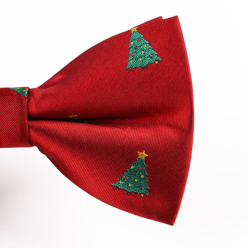 Men And Women Adult Christmas Tree Snowflake Bell Bow Christmas Bow Tie