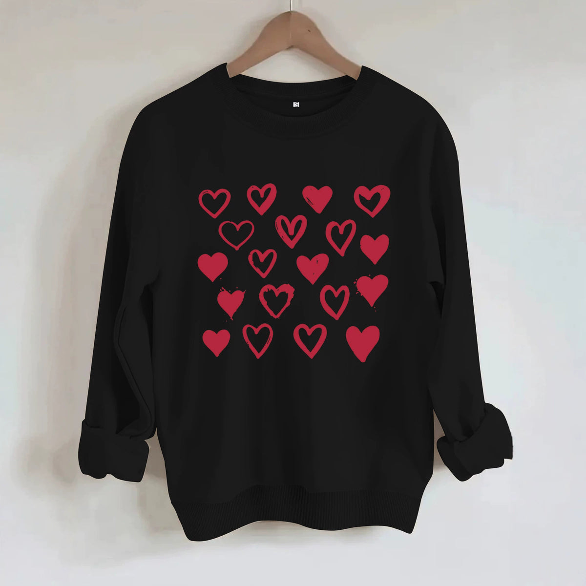 Long sleeved fleece hoodie