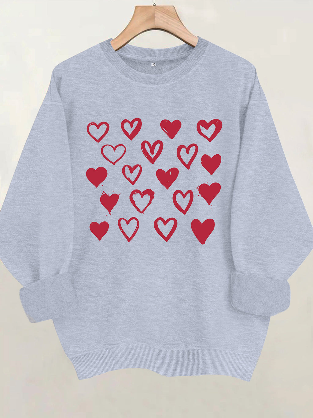 Long sleeved fleece hoodie