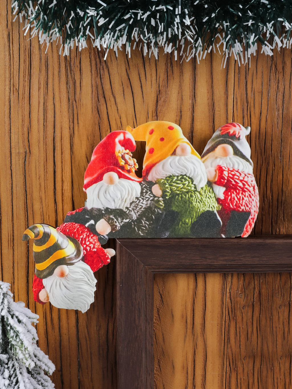 Christmas door frame decoration Christmas door corner door frame decoration