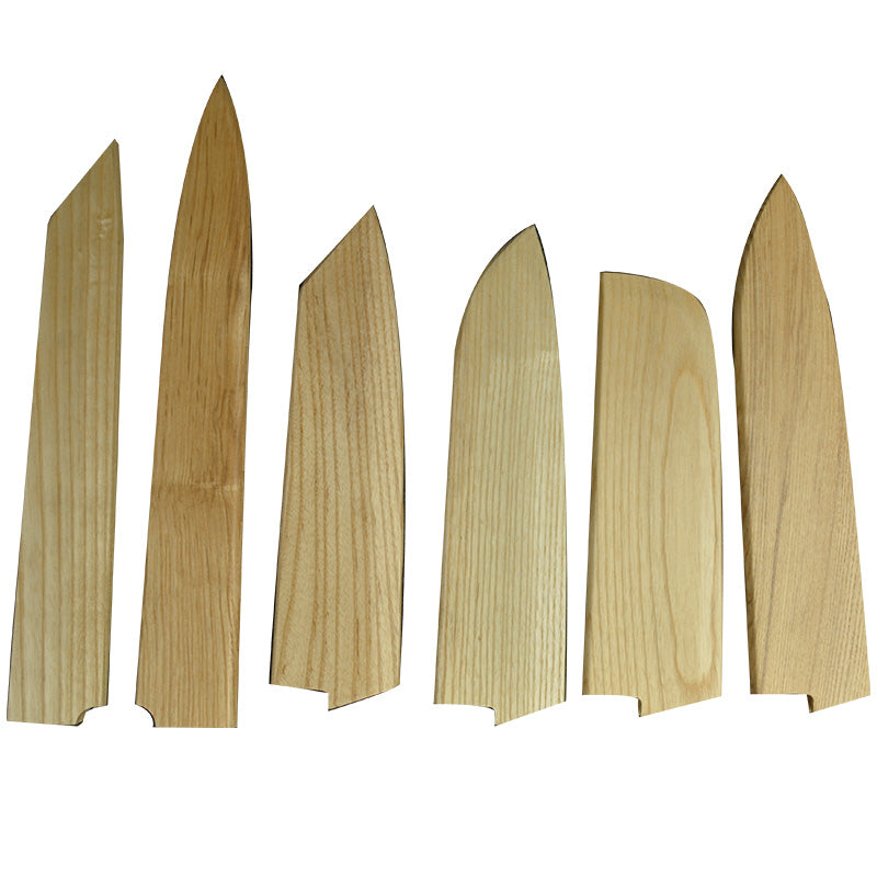 Solid Wood Magnetic Sheath Blade Guard Knife Cover