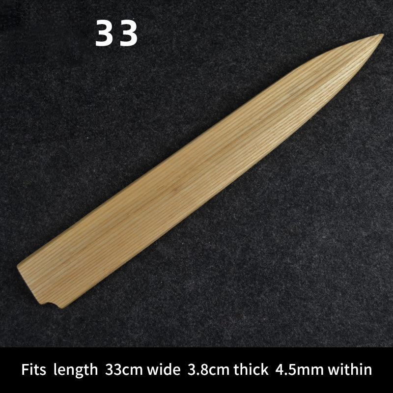 Solid Wood Magnetic Sheath Blade Guard Knife Cover