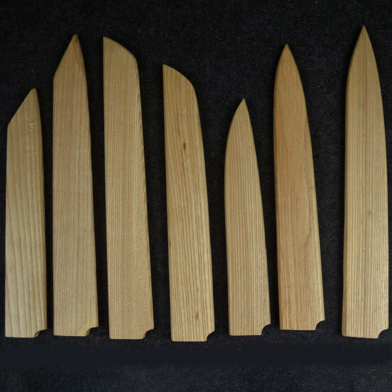 Solid Wood Magnetic Sheath Blade Guard Knife Cover