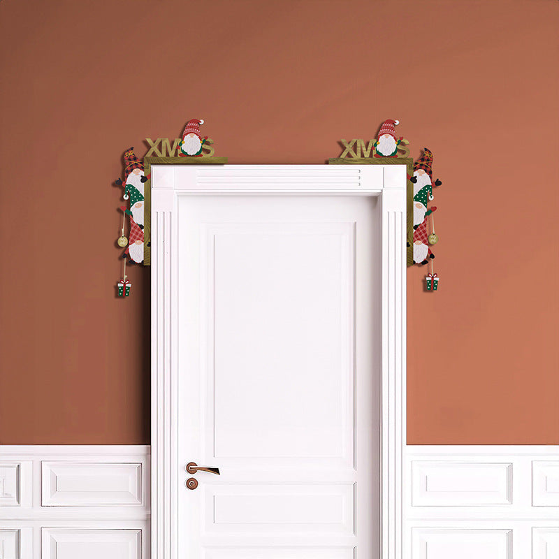Christmas goods creative Christmas door frame pendant home atmosphere decoration door frame decoration