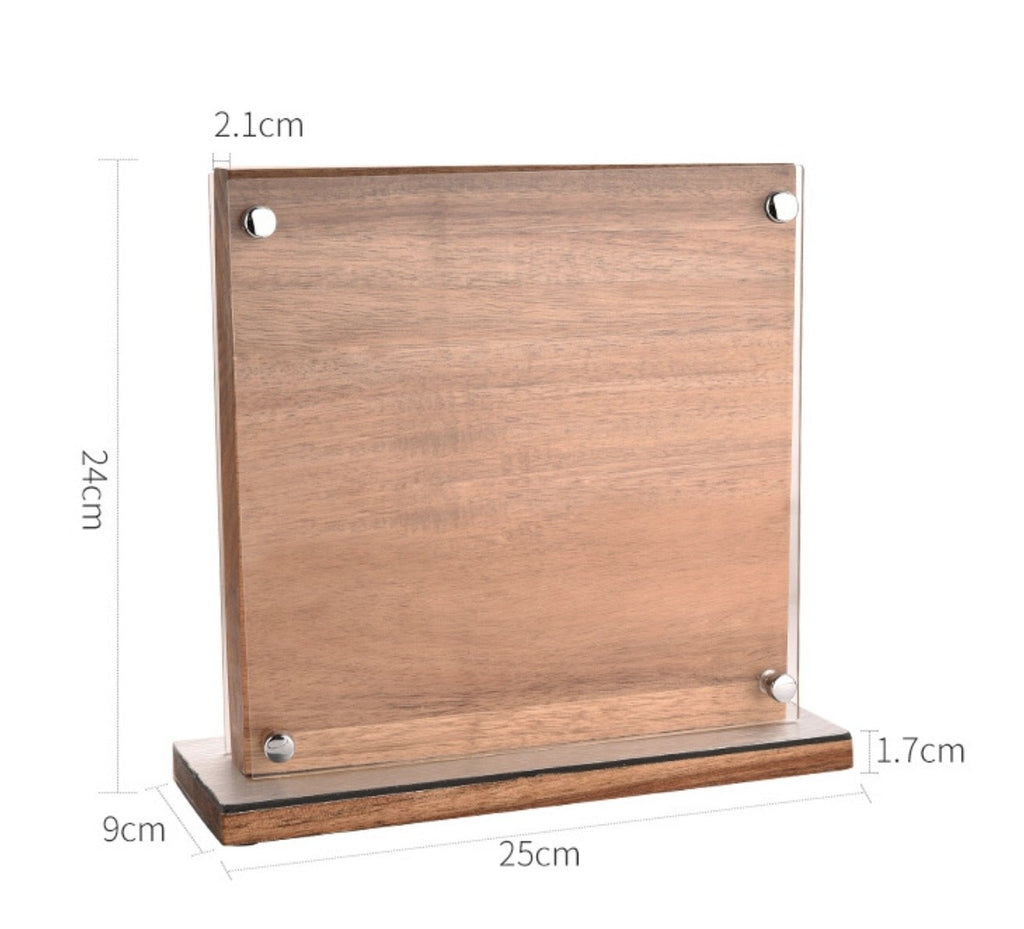 Knife Block Double Side Magnetic Holder with Acrylic Protection