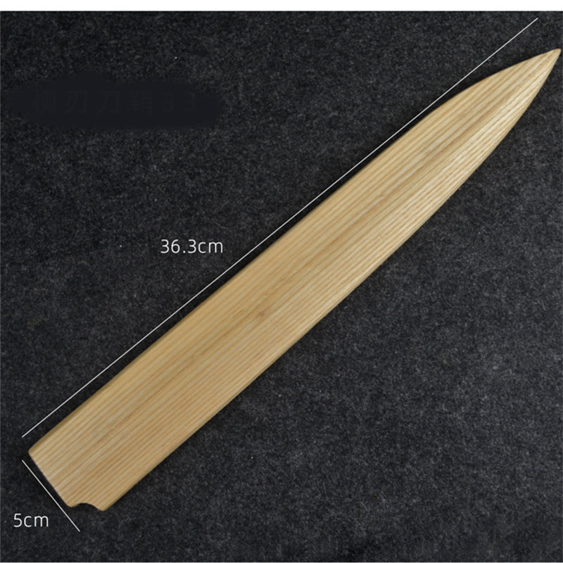 Solid Wood Magnetic Sheath Blade Guard Knife Cover