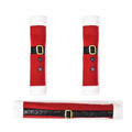 Christmas Red Refrigerator Handle Gloves Belt Door Handle Protector