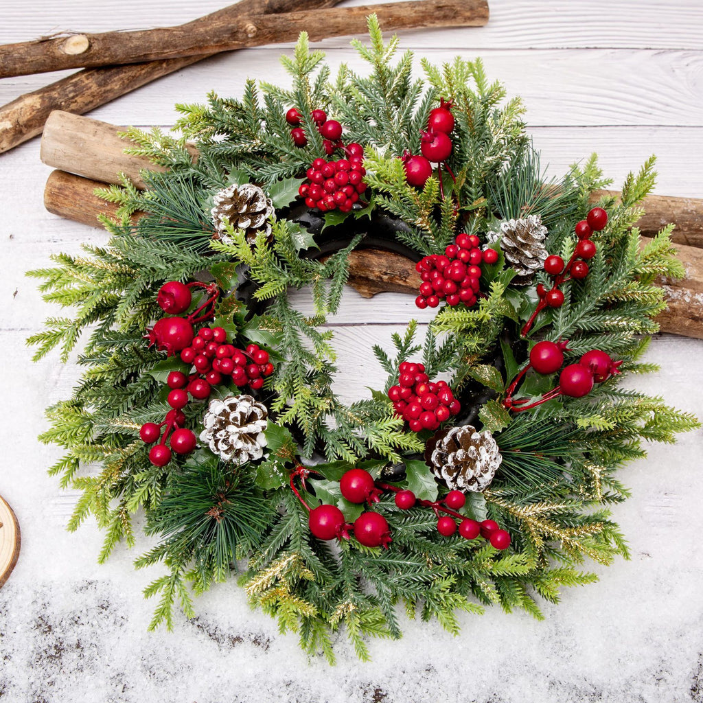 Christmas wreaths, festivals, Tengtiao venues, props, wreaths, decorations, door hanging