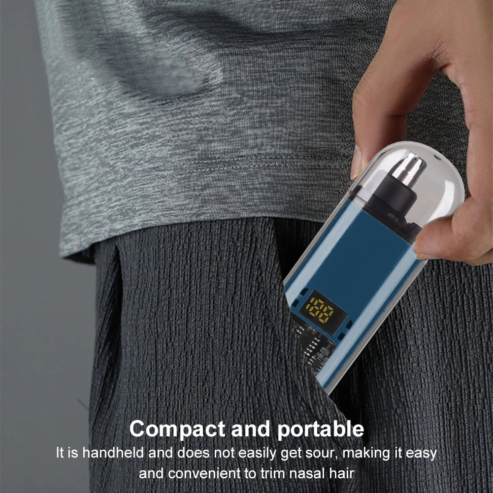 Electric Nose Hair Trimmer USB Charging Nose And Ear Hair Trimmer Portable Electric Nose Hair Clipper Quick Charging For Men
